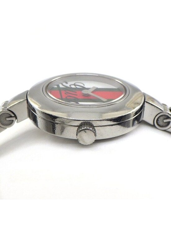 Gucci Watch Bangle 105 Sherry Line SS Quartz Analog main image 7